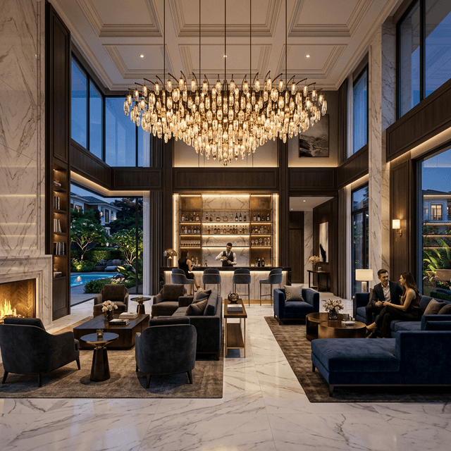 Exclusive residents' clubhouse and lounge